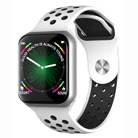 IMMAX chytré hodinky SW13/ 1.3" dotykový TFT LCD/ BT/ IP67/ komp. s Android 2.3 / iOS 4.0 a vyšší/ CZ app/ bílo-stříbrné