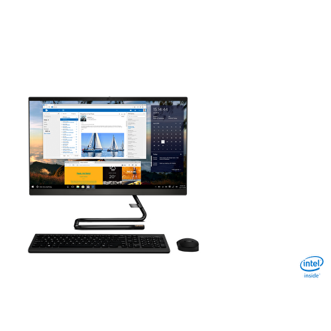 Lenovo AIO A340 23.8"FHD/i3-8145U/8G/1T/INT/DVD/W10H černý
