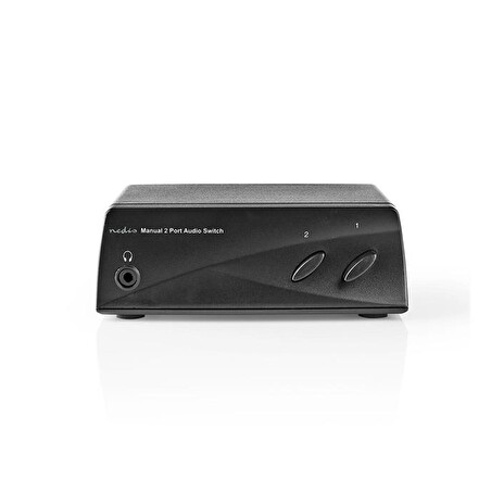 Přepínač 2x Cinch/Cinch Nedis ASWI2402BK