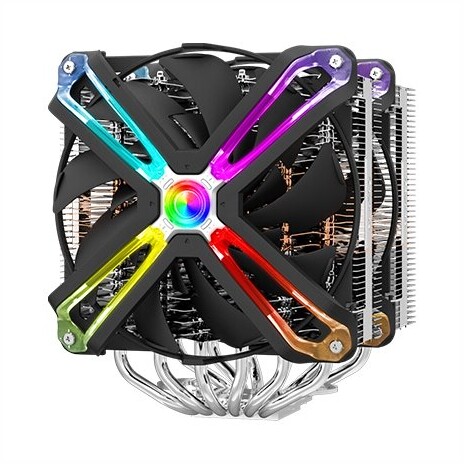 Zalman chladič CPU CNPS20X / 2x 140mm RGB ventilátor / heatpipe / PWM / výška 170mm / pro AMD i Intel