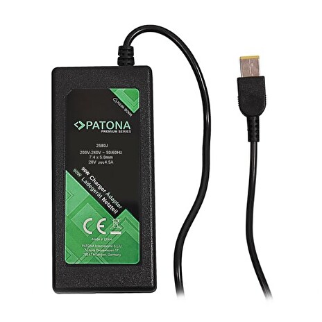 PATONA napájecí adaptér k ntb/ 20V/4,5A 90W/ Slim tip IBM/LENOVO PREMIUM/ délka kabelu 2,5 m