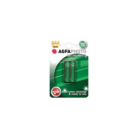 AgfaPhoto přednabitá baterie AAA, 950mAh, 2ks