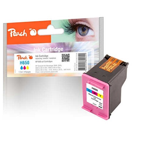 PEACH kompatibilní cartridge HP No.650, CZ102AE, 7.1 ml, barevná