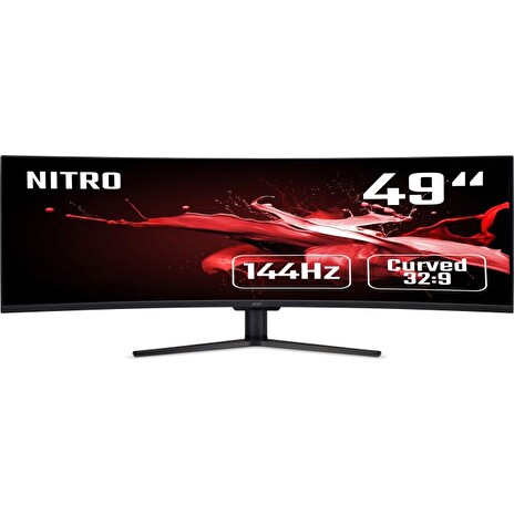 Acer Nitro/EI491CRPbmiiipx/49"/VA/3840x1080/144Hz/4ms/Black/2R