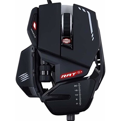 Mad Catz R.A.T.6+/Herní/Optická/Drátová USB/Černá