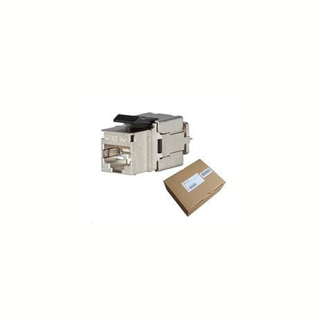 Solarix MULTIPACK 24 ks - rychlozařezávací keystone CAT5E STP RJ45 černý SXKJ-5E-STP-BK-NA