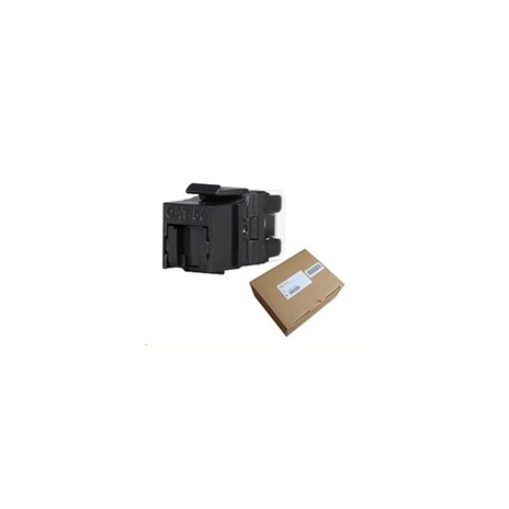 Solarix MULTIPACK 24 ks - rychlozařezávací keystone CAT5E UTP RJ45 černý SXKJ-5E-UTP-BK-NA