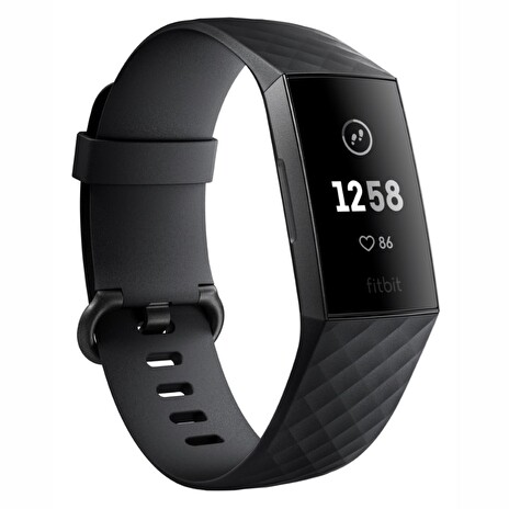 Fitbit Charge 3 - Graphite / Black Fitness náramek