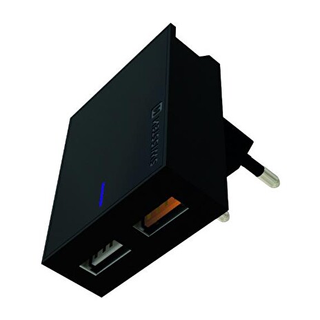Adaptér síťový SWISSTEN QC 3.0 23W ČERNÝ