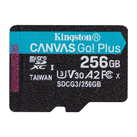 Kingston Canvas Go Plus A2/micro SDXC/256GB/UHS-I U3 / Class 10