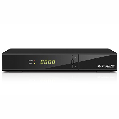 AB DVB-T2/C set-top-box CryptoBox 702THD/ Full HD/ H.265/HEVC/ čtečka karet/ HDMI/ USB/ SCART/ LAN/ EPG/ PVR/ Timeshift