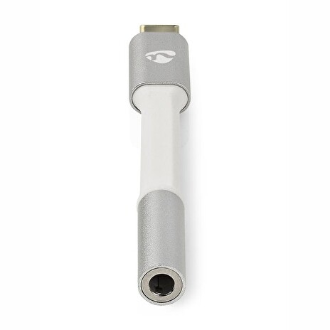 Nedis CCTB65950AL008 - USB-C Adaptér | USB-C Zástrčka – 3,5 mm Zásuvka | 0,08 m | Hliníkový