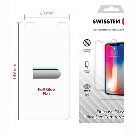 SWISSTEN OCHRANNÉ SKLO SAMSUNG G390F GALAXY XCOVER 4/XCOVER 4S RE 2,5D