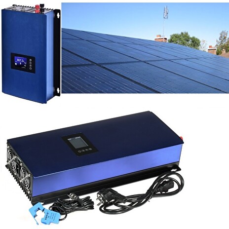 Solarmi GridFree 2000M solární elektrárna: 2kW GTIL měnič s limiterem + 6x 430Wp solární panel, mono, černý