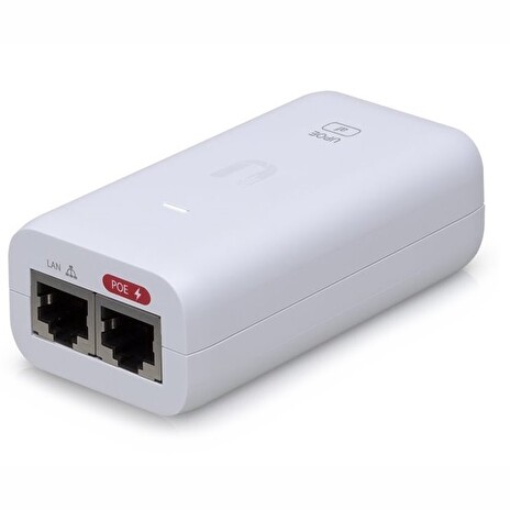Ubiquiti UniFi PoE Adapter - Gigabit PoE injektor, 48V, 15W, včetně napájecího kabelu