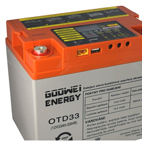GOOWEI ENERGY DEEP CYCLE (GEL) baterie GOOWEI ENERGY OTD33, 33Ah, 12V