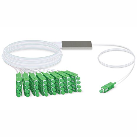 Ubiquiti UFiber Splitter 32 - optický rozbočovač 1:32, 1260-1650 nm, SC/APC konektory, délka 1,5 m