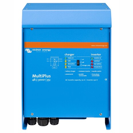 Victron MultiPlus hybridní měnič 48V/3000VA/35A-50A