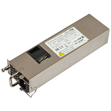 MikroTik Náhradní Hot Swap zdroj pro CCR1072-1G-8S+, CCR2216-1G-12XS-2XQ, CRS504-4XQ-IN, 12V, 150W