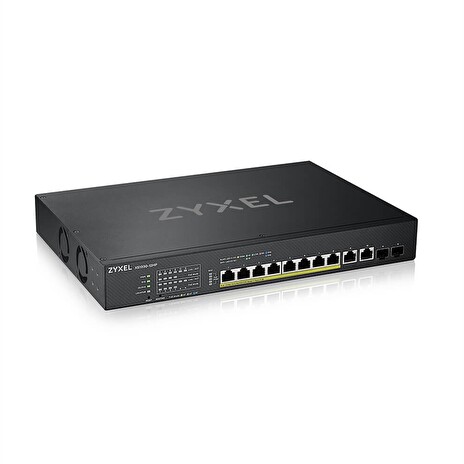 Zyxel XS1930-12HP, 8-port Multi-Gigabit Smart Managed PoE 375Watt 802.3BT Switch, 2x 10GbE, 2 SFP+ Uplink