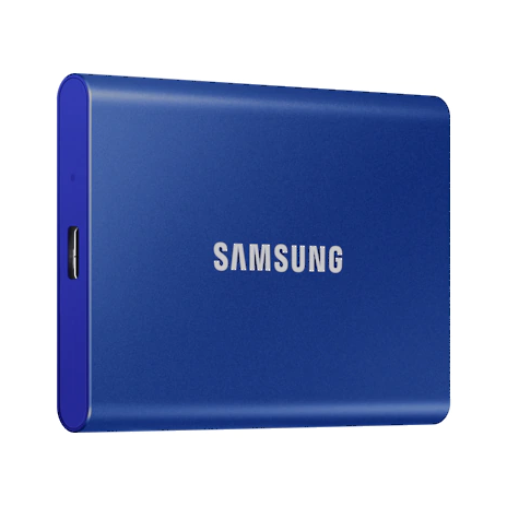 Samsung T7/2TB/SSD/Externí/2.5"/Modrá/3R