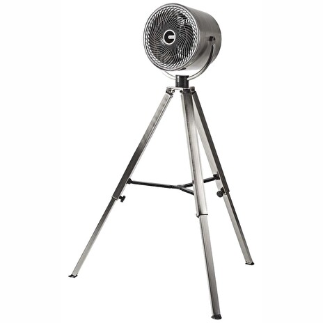NEDIS stojanový ventilátor na stativu/ průměr 25 cm/ výkon 45 W/ 3 rychlosti/ kabel 1,5 m/ broušený kov
