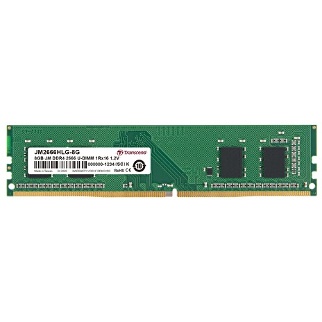 Transcend paměť 8GB DDR4 2666 U-DIMM (JetRam) 1Rx16 CL19