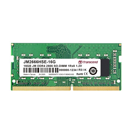 Transcend paměť 32GB (JetRam) SODIMM DDR4 2666 2Rx8 CL19
