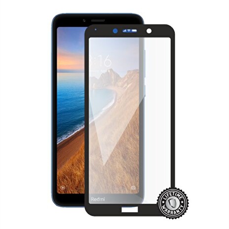 Screenshield XIAOMI Redmi 7A Tempered Glass protection (full COVER black)