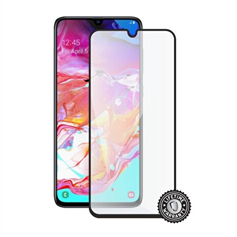 Screenshield SAMSUNG A705 Galaxy A70 Tempered Glass protection (full COVER black)
