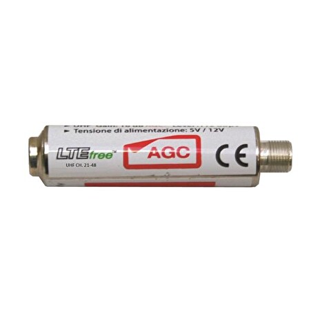 Anténní předzesilovač Emme Esse 81942A5G, UHF s AGC, filtr 5G + LTE, váleček