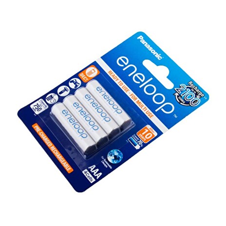 Baterie Avacom Sanyo Panasonic Eneloop AAA 800 mAh 4ks - nabíjecí mikrotužkový článek