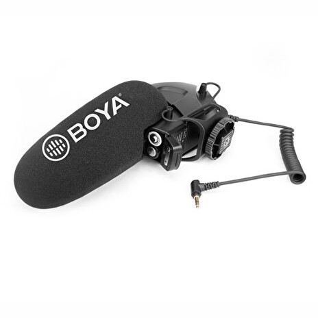 Mikrofon BOYA BY-BM3030 kondenzátorový směrový pro fotoaparáty
