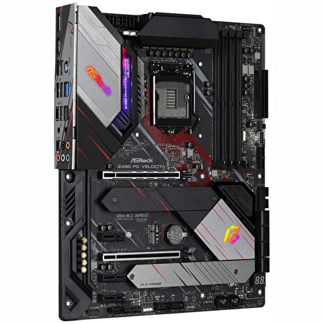 ASRock Z490 PG VELOCITA / LGA1200 / Intel Z490 / 4x DDR4 DIMM / HDMI / DP / 2x M.2 / USB-C / ATX