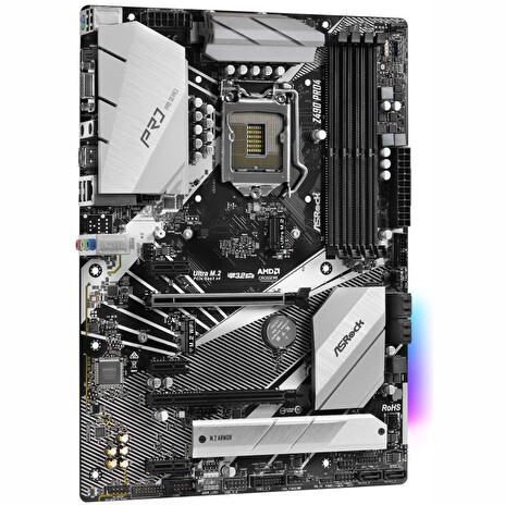 ASRock Z490 PRO4 / LGA 1200 / Intel Z490 / 4x DDR4 DIMM / D-Sub / HDMI / 2x M.2 / USB Type-C / ATX
