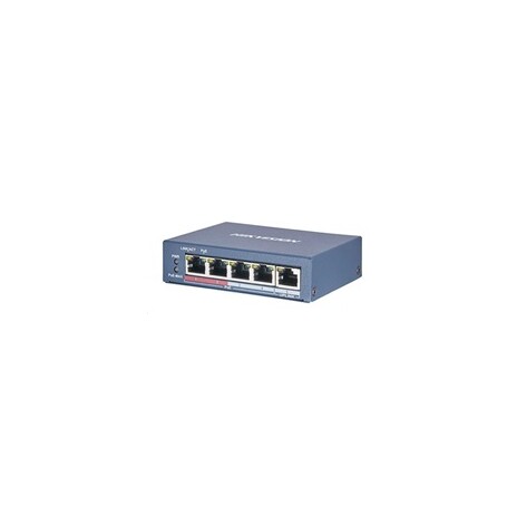 HIKVISION DS-3E0105P-E (B) (4+1) PoE switch, 60W budget, 1x 100Mbit, 4x 10/100Mbit PoE Plus, IEEE802.3af/at