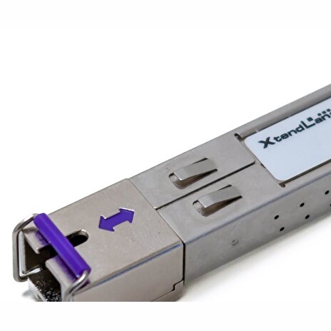 XtendLan SFP modul, 100Base-FX, WDM, 1550/1310nm 2km, multimode mode,SC konektor, průmyslový -40 až +85 st. C