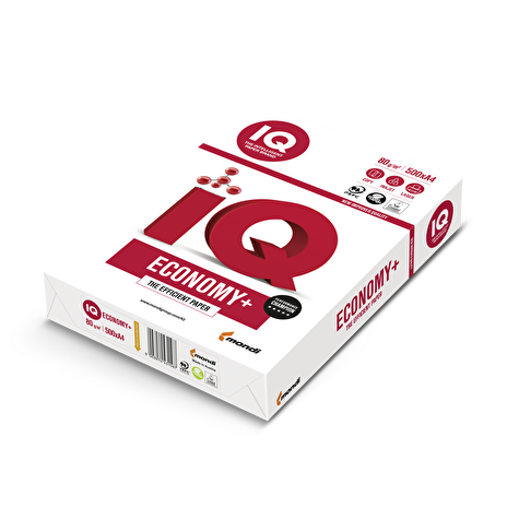 Europapier IQ ECONOMY+ papír A4, 80g/m2, 1x500listů - VYSOKÁ KVALITA, VYSOKÁ BĚLOST