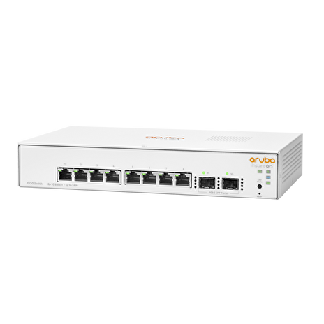 HPE Aruba Instant On 1930 8G 2SFP Switch - Přepínač - L3 - řízený - 8 x 10/100/1000 + 2 x gigabitů SFP - Lze montovat do rozvaděče