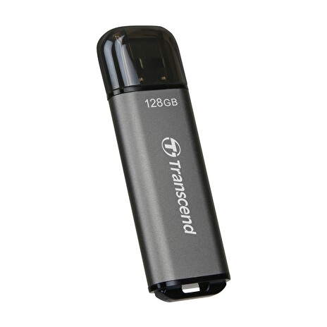 Transcend 128GB JetFlash 920, USB 3.0 (3.2 Gen 1) flash disk, LED indikace, 420MB/s R, 400MB/s W, vesmírně šedý