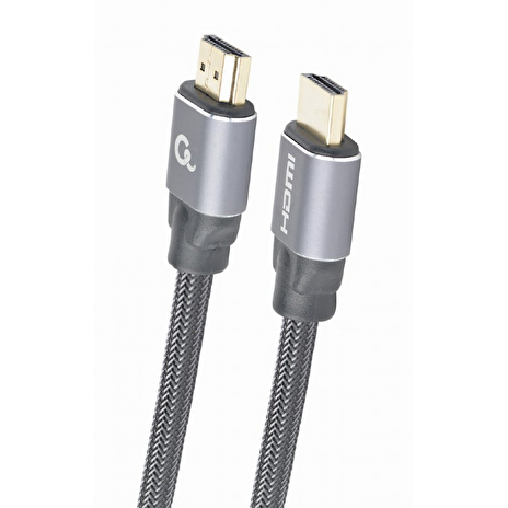 GEMBIRD CABLEXPERT Kabel HDMI 2.0, 2m, opletený, černý, ethernet, blister