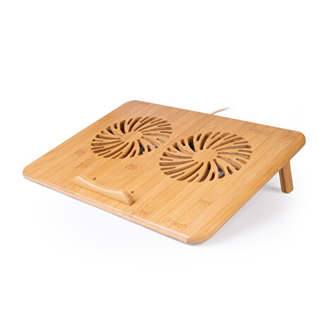Chladící podložka C-TECH Bamboo, 15,6", 2x 140mm