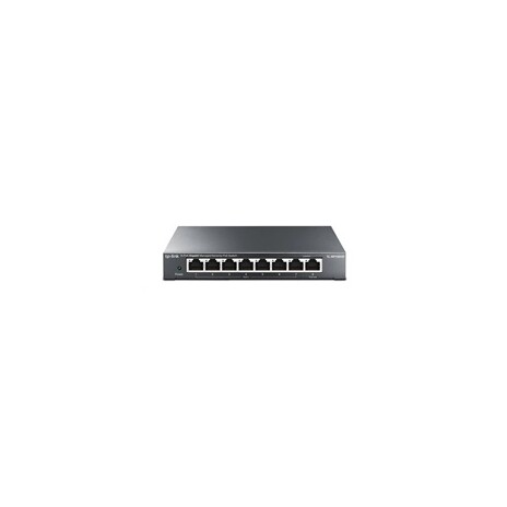 TP-Link switch TL-RP108GE, 7xGbE passive PoE-in RJ45, 1xGbE passive PoE-out RJ45
