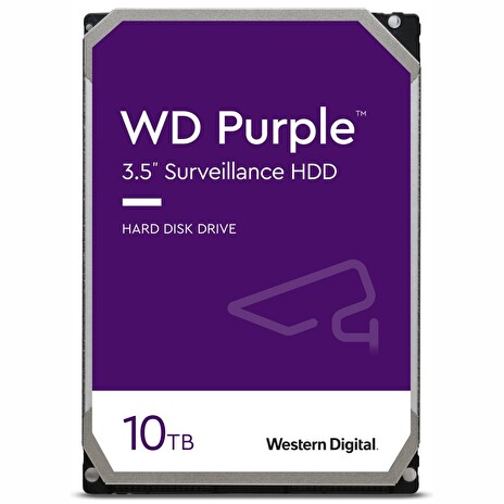 WD PURPLE 10TB / WD102PURZ / SATA 6Gb/s / Interní 3,5" / 7200pm / 256MB