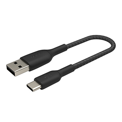 Belkin BOOST CHARGE™ USB-C/USB-A kabel, 15cm, černý - odolný