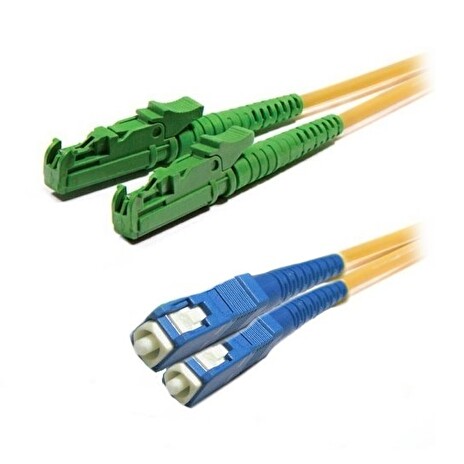 XtendLan FO patch E2000/APC-SC 1m 9/125 duplex, LS0H, G.652d