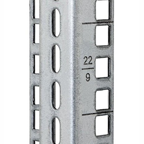 XtendLan Vertikální montážní lišta Telco 47U, pro servery šíře 480mm, stříbrná