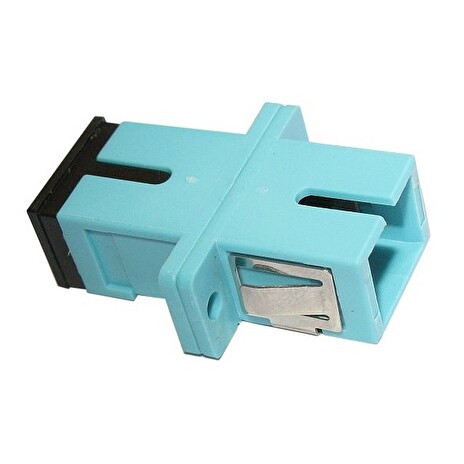 XtendLan SC-SC simplex adapter MM, OM3, azurová, do optických rozvaděčů
