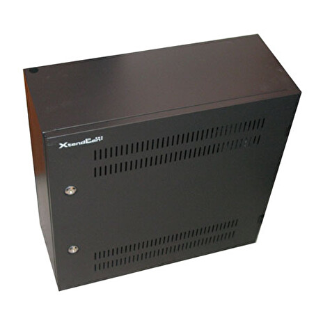 XtendLan Rozvaděč 540x200x550, černý, uchycení pro zařízení 19" (2U + 4U), na zeď, dva zámky