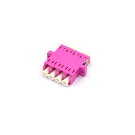 XtendLan LC-LC quad adapter, MM, OM4, fialová, do optických rozvaděčů